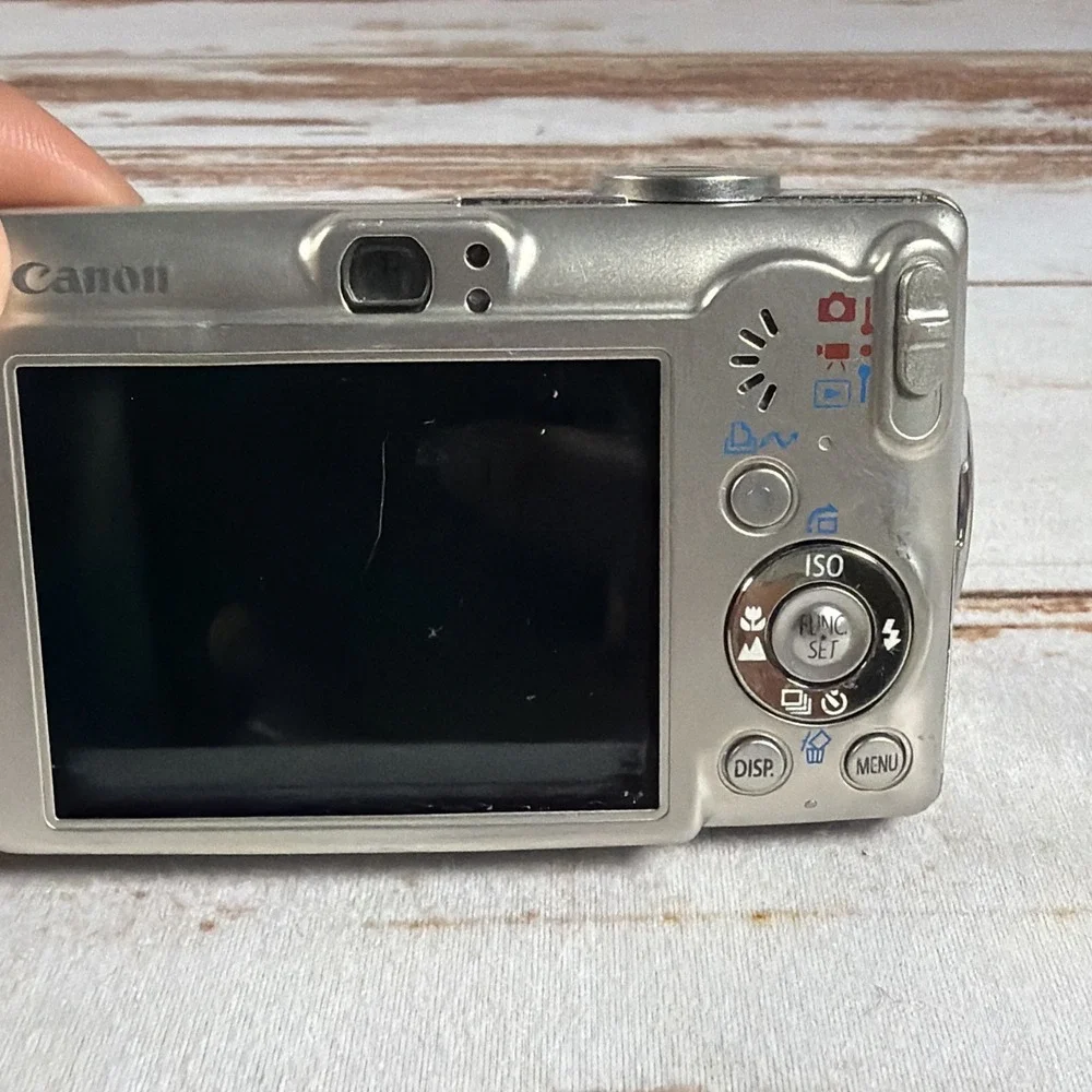 Canon PowerShot SD600 Digital ELPH 6MP Silver AS-IS Parts Repair No Display